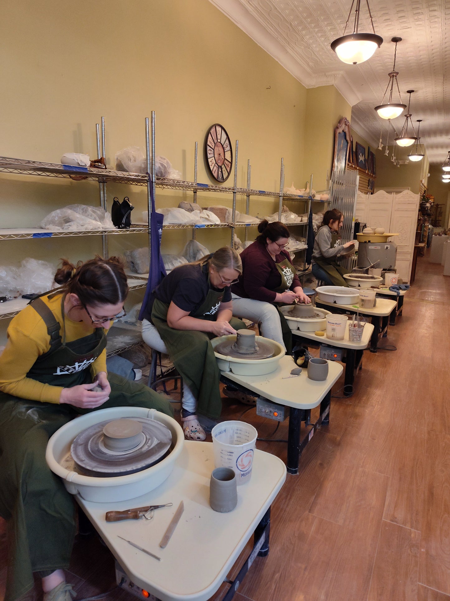 Team Building Pottery Class
