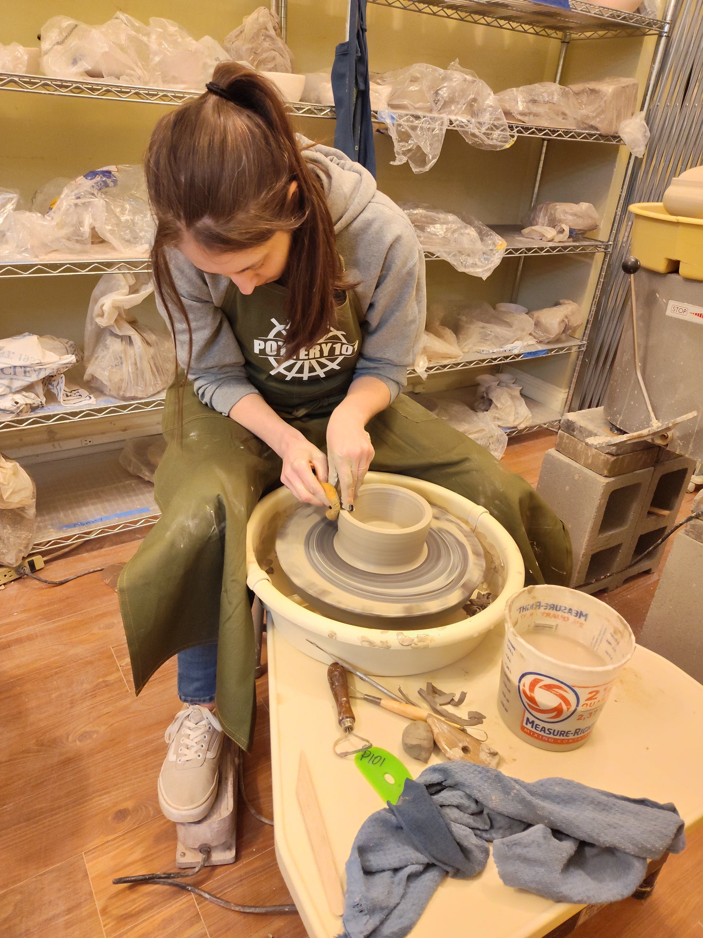 Wednesday Evening Beginner 8 Week Wheel Class January-March