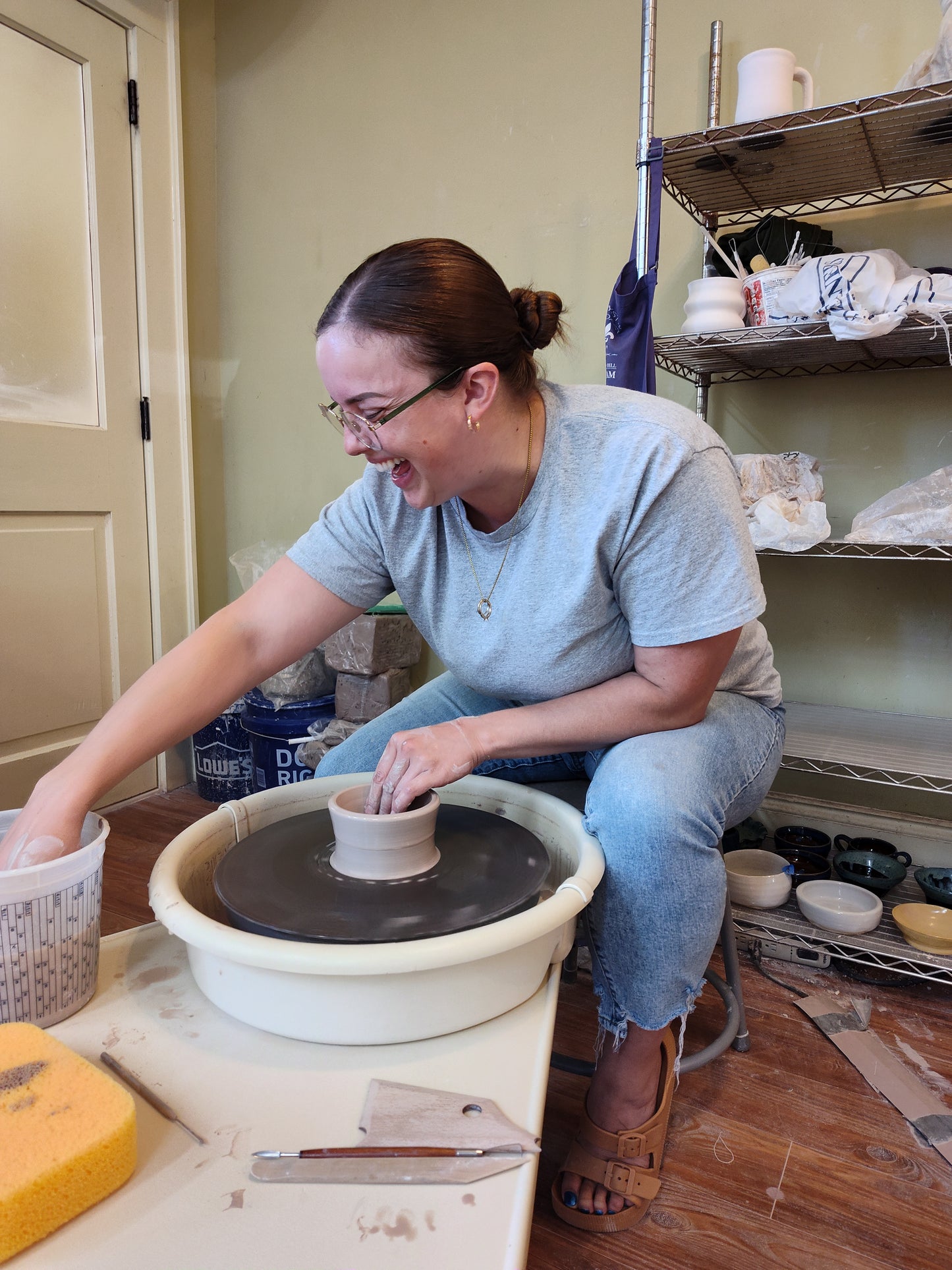 Tuesday Evening Intermediate 8 Week Wheel Class January March