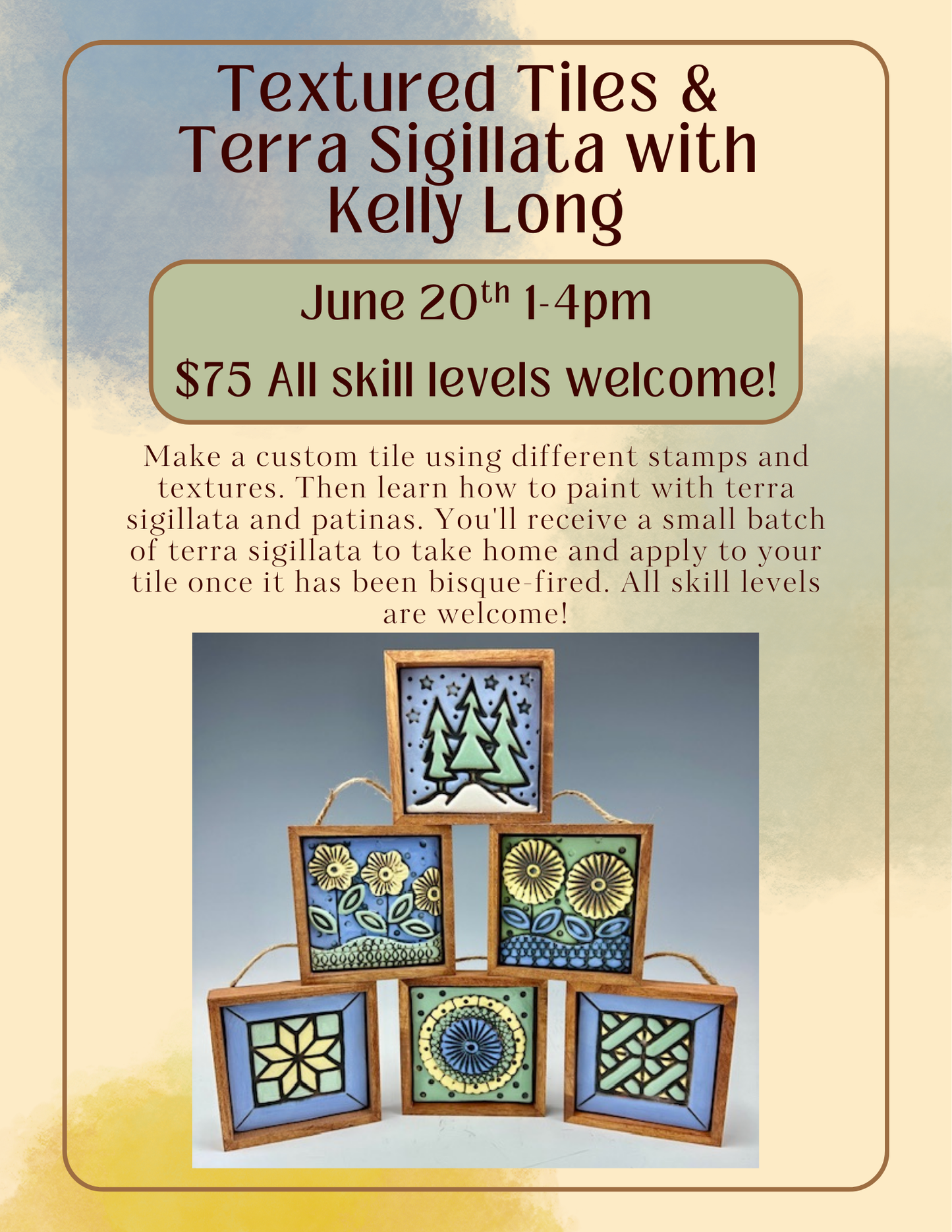 Textured Tiles with Kelly Long